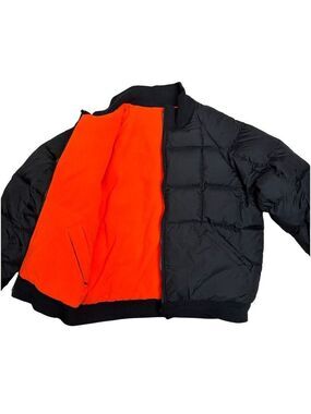 CABELAS REVERSIBLE Vintage 2-in-1 Fleece GOOSE DOWN Puffer Parka Coat Mens XL